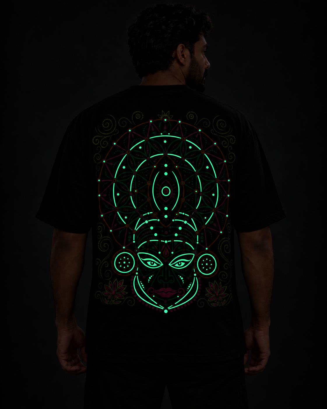 Chromatic Rasa | UV Reactive & Glow in the Dark T-Shirt