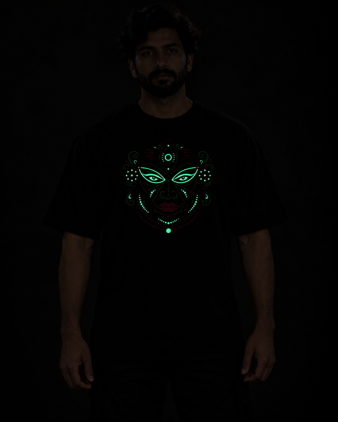 Chromatic Rasa | UV Reactive & Glow in the Dark T-Shirt