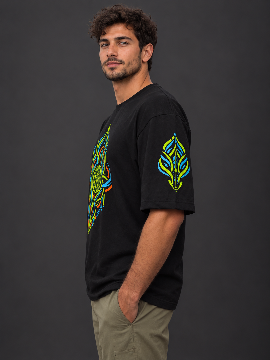 Noetic Bloom | UV Reactive T-Shirt