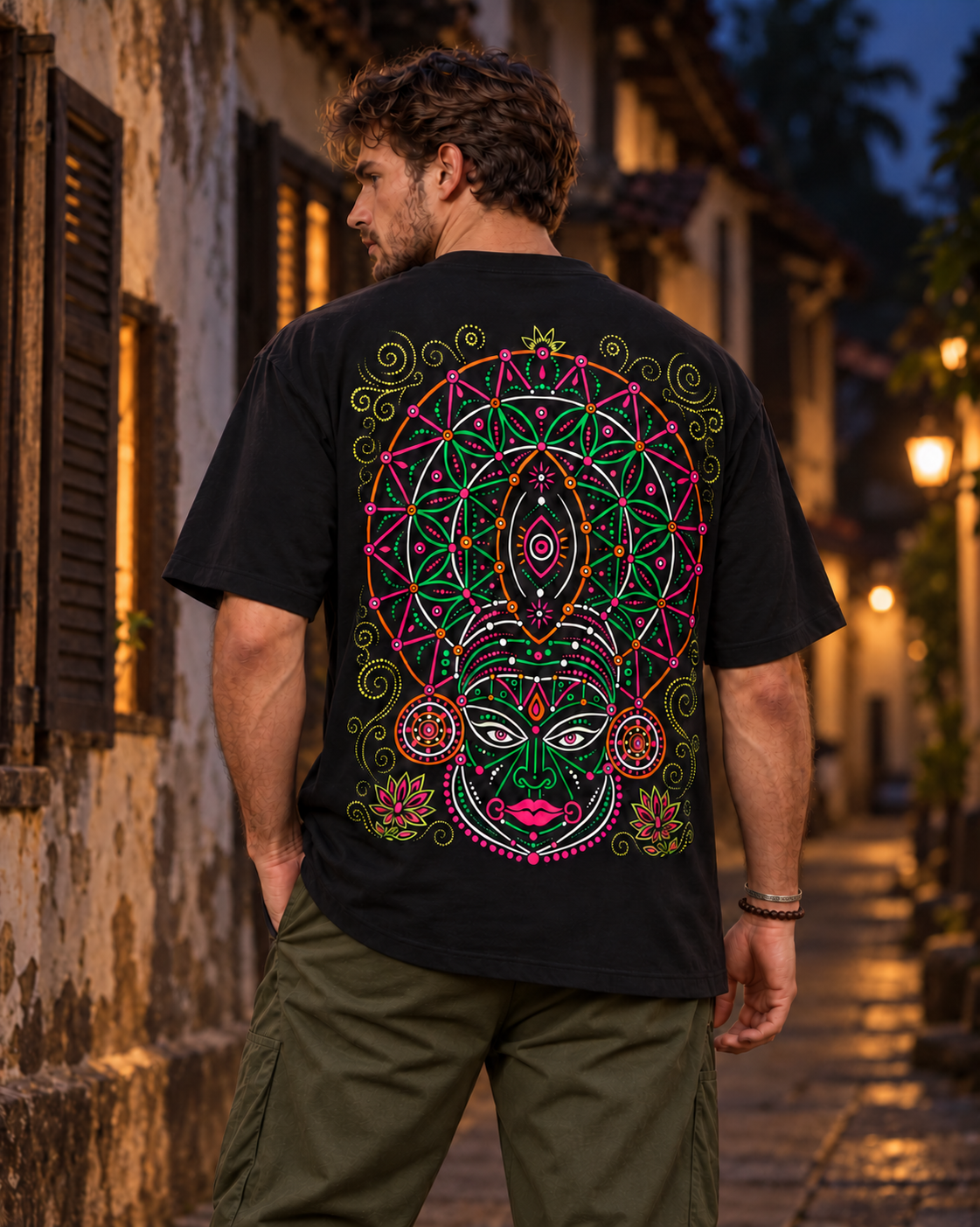 Chromatic Rasa | UV Reactive & Glow in the Dark T-Shirt