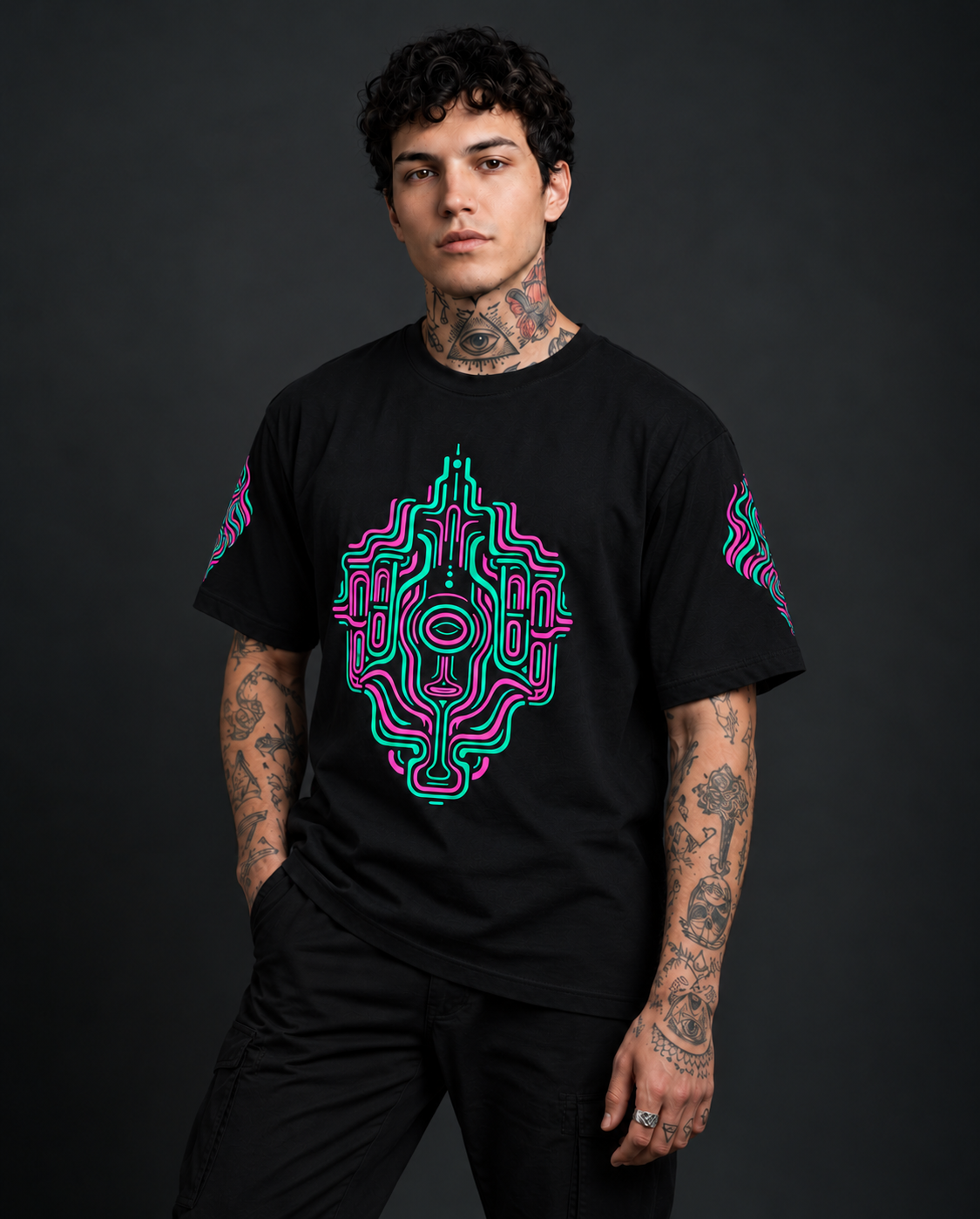Liminal Passage | UV Reactive & Glow in the Dark T-Shirt