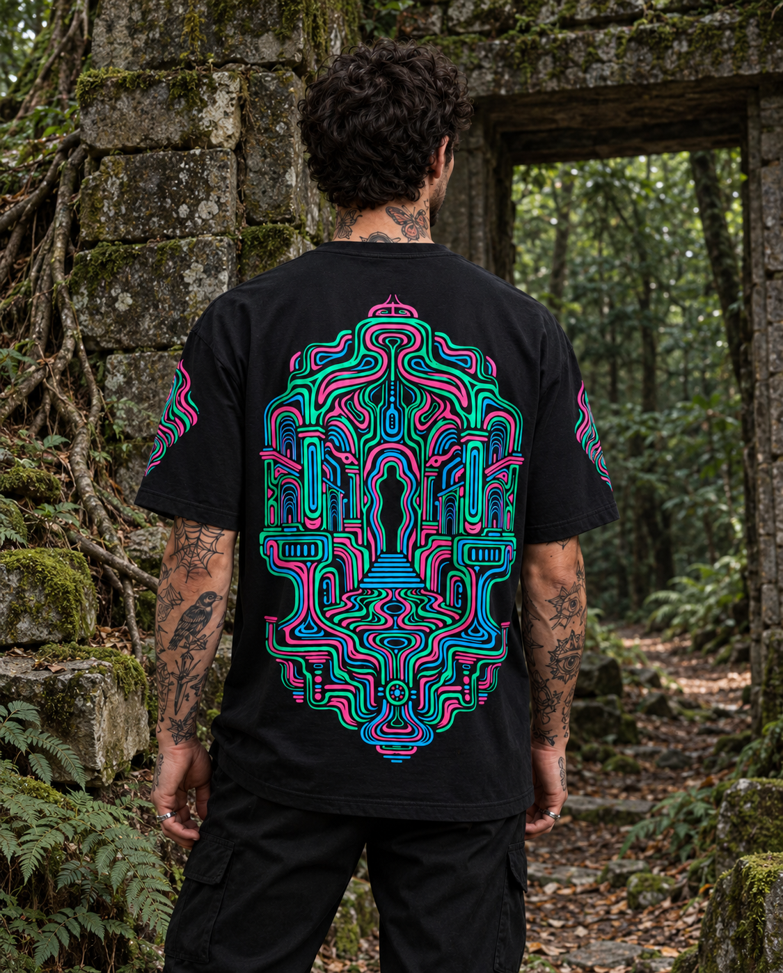 Liminal Passage | UV Reactive & Glow in the Dark T-Shirt