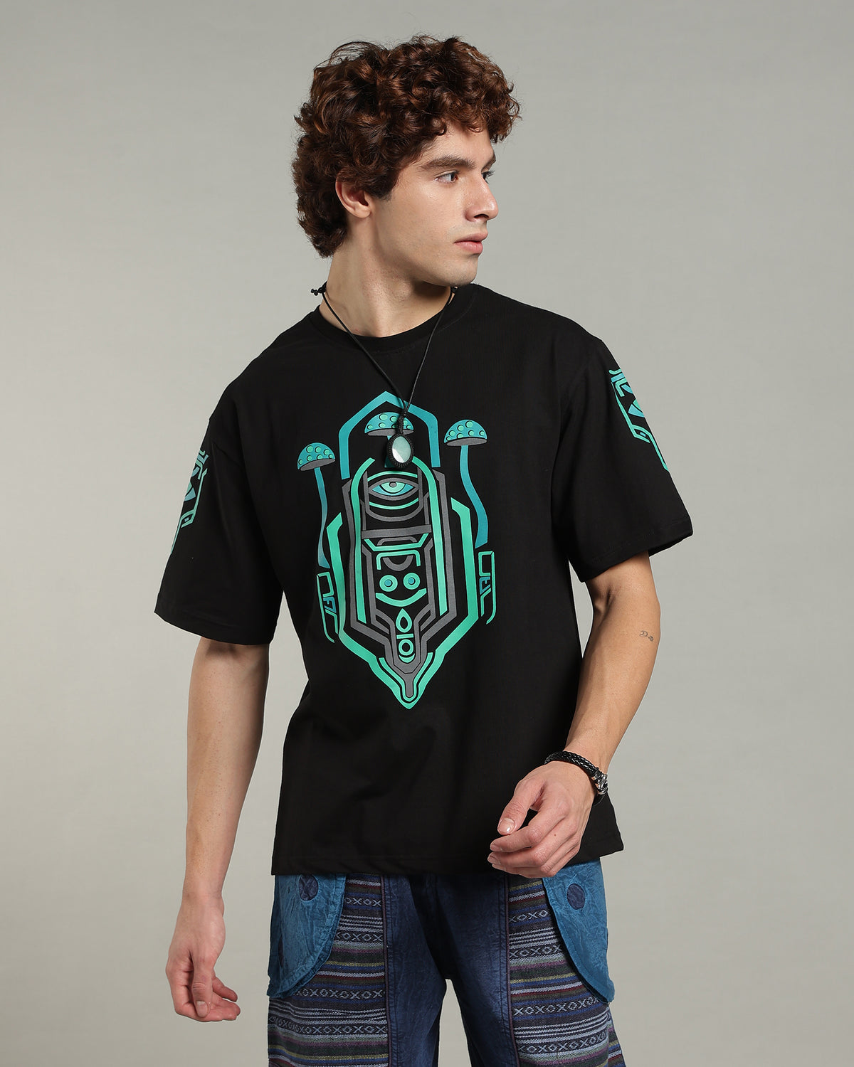 Mycelium Temple | UV Reactive T-Shirt
