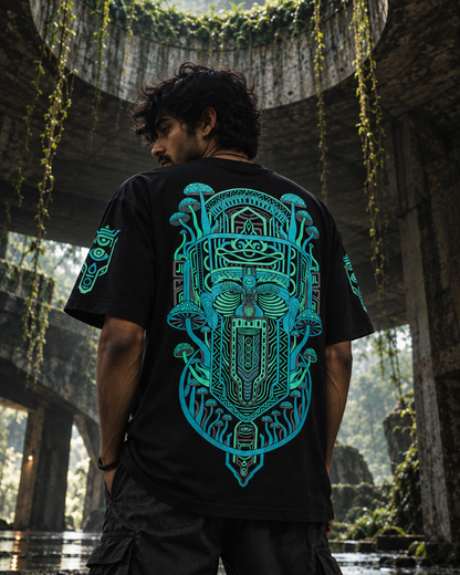 Mycelium Temple | UV Reactive T-Shirt