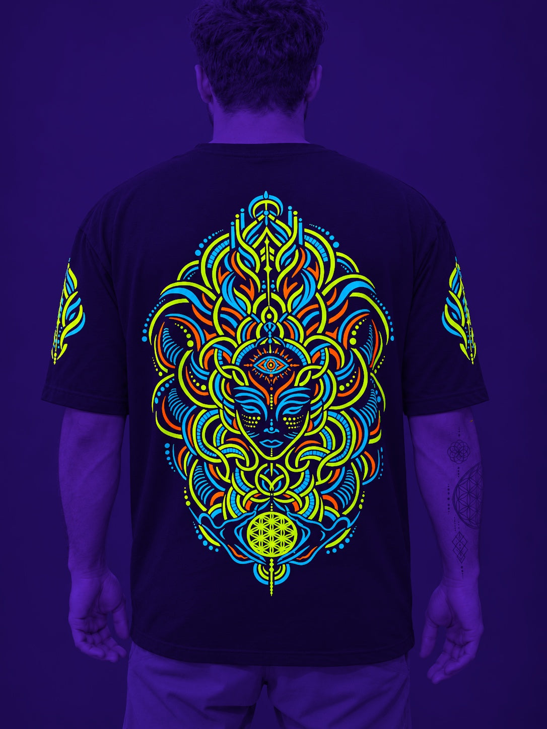 Noetic Bloom | UV Reactive T-Shirt