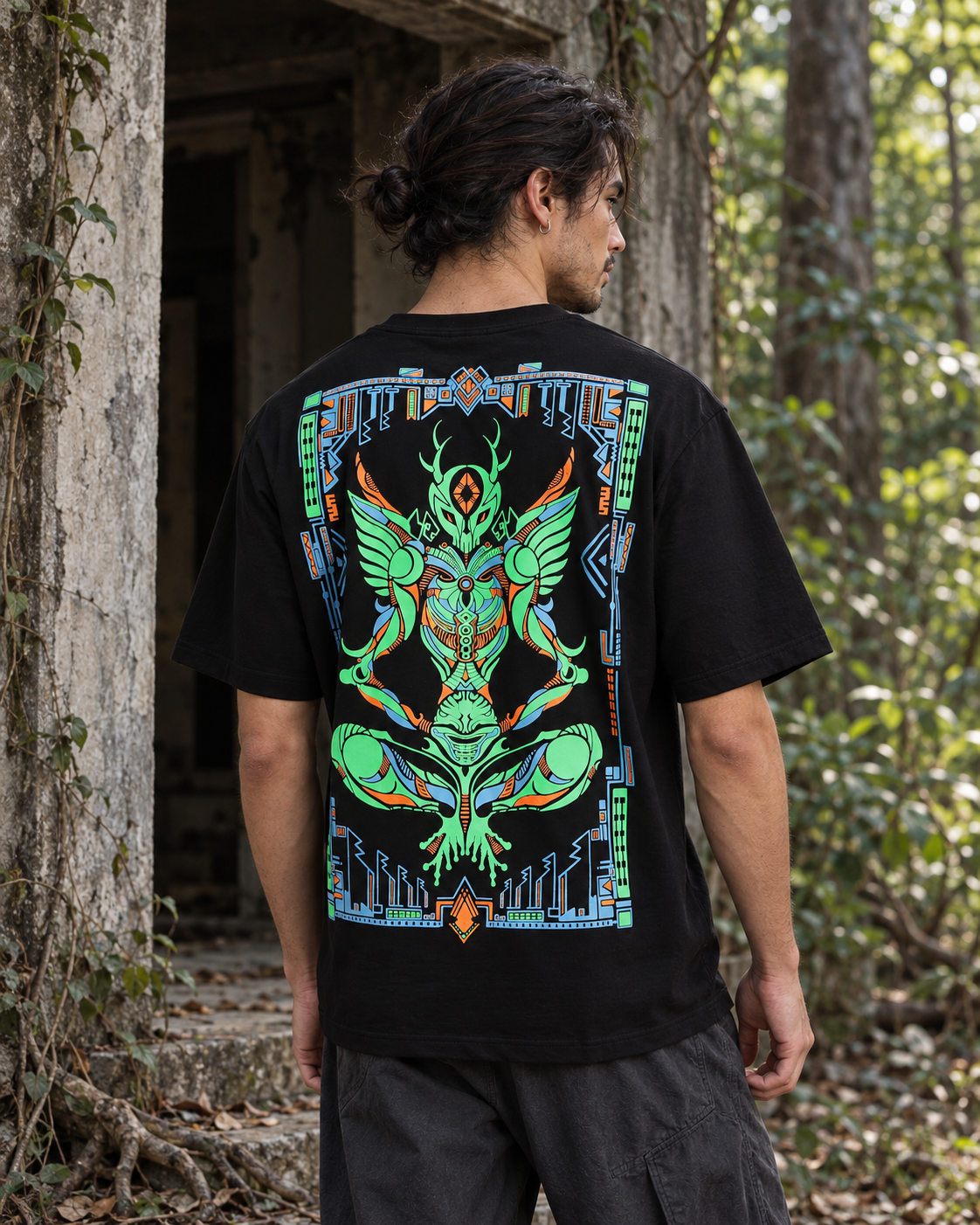 Techno Shaman | UV Reactive T-Shirt
