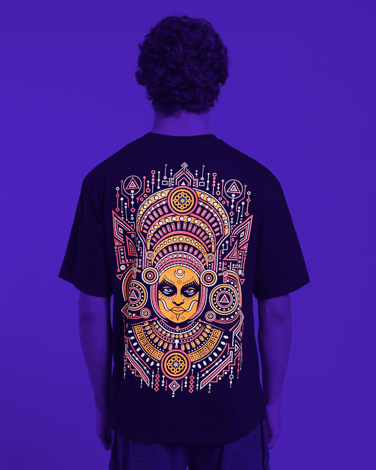 Theyyam Beyond | UV Reactive & Glow in The Dark  T-Shirt